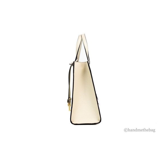 NEW Marc Jacobs X Peanuts Small Ivory Leather Woodstock Tote Crossbody Bag Purse - Picture 7 of 11